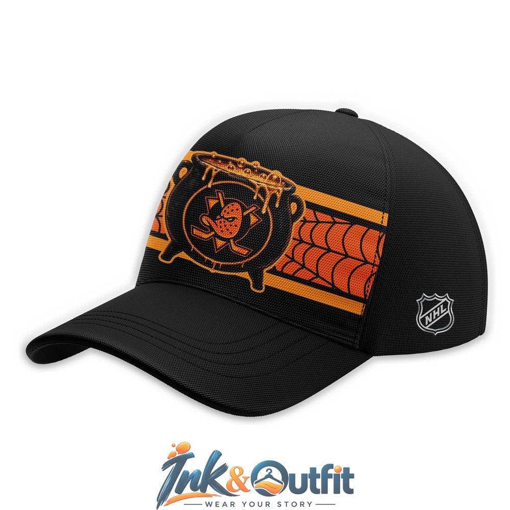 Anaheim Ducks Halloween Day 2026 Custom Cap