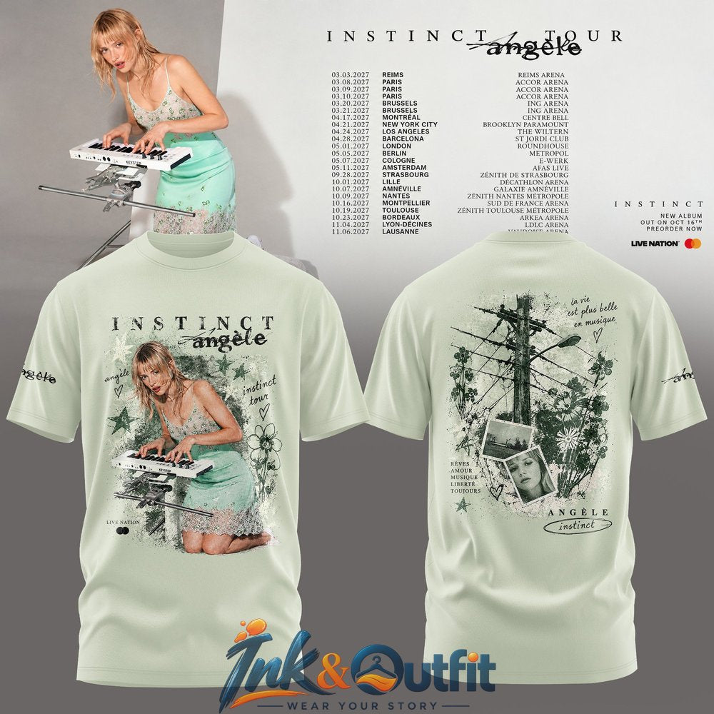 Angele Instinct Tour 2027 T Shirt