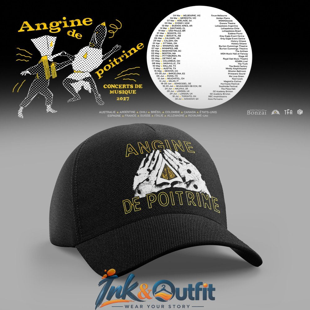 Angine de Poitrine Concert 2027 Black Cap