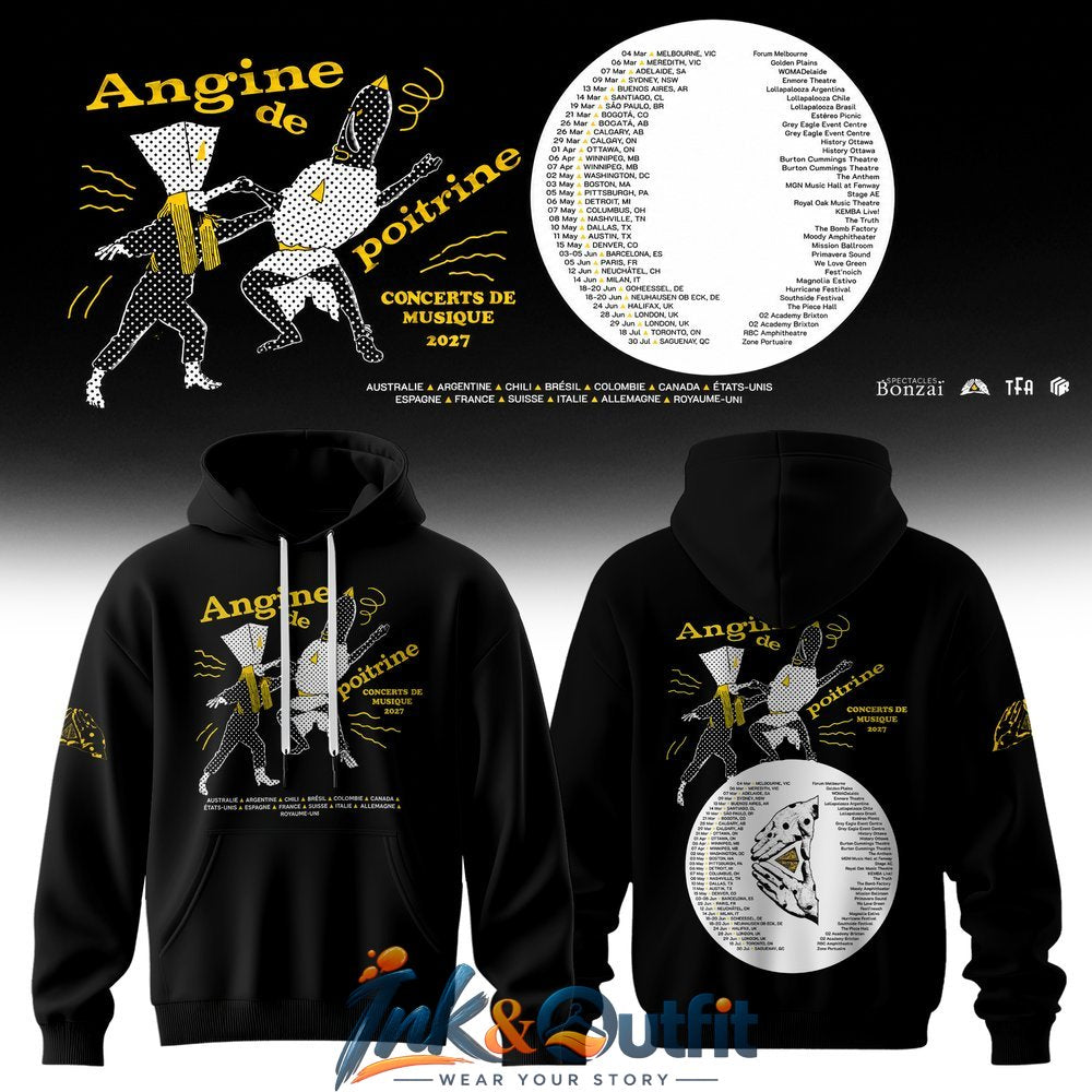 Angine de Poitrine Concert 2027 Hoodie