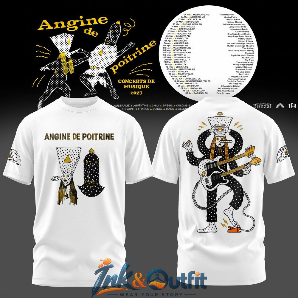 Angine de Poitrine Concert 2027 T Shirt