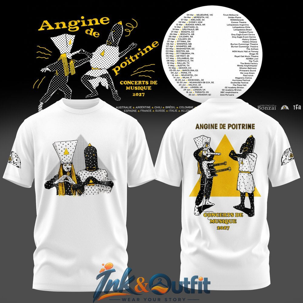 Angine de Poitrine Concert 2027 T Shirt