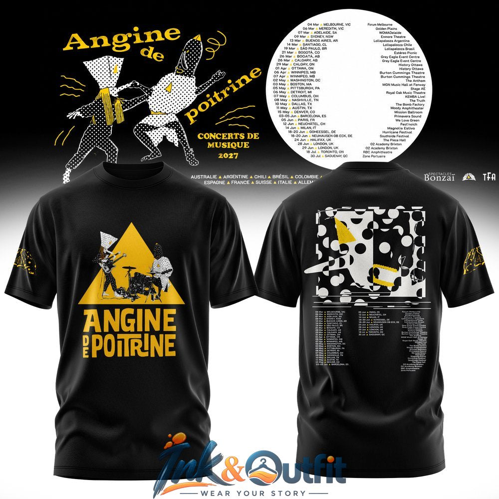 Angine de Poitrine Concert 2027 T Shirt