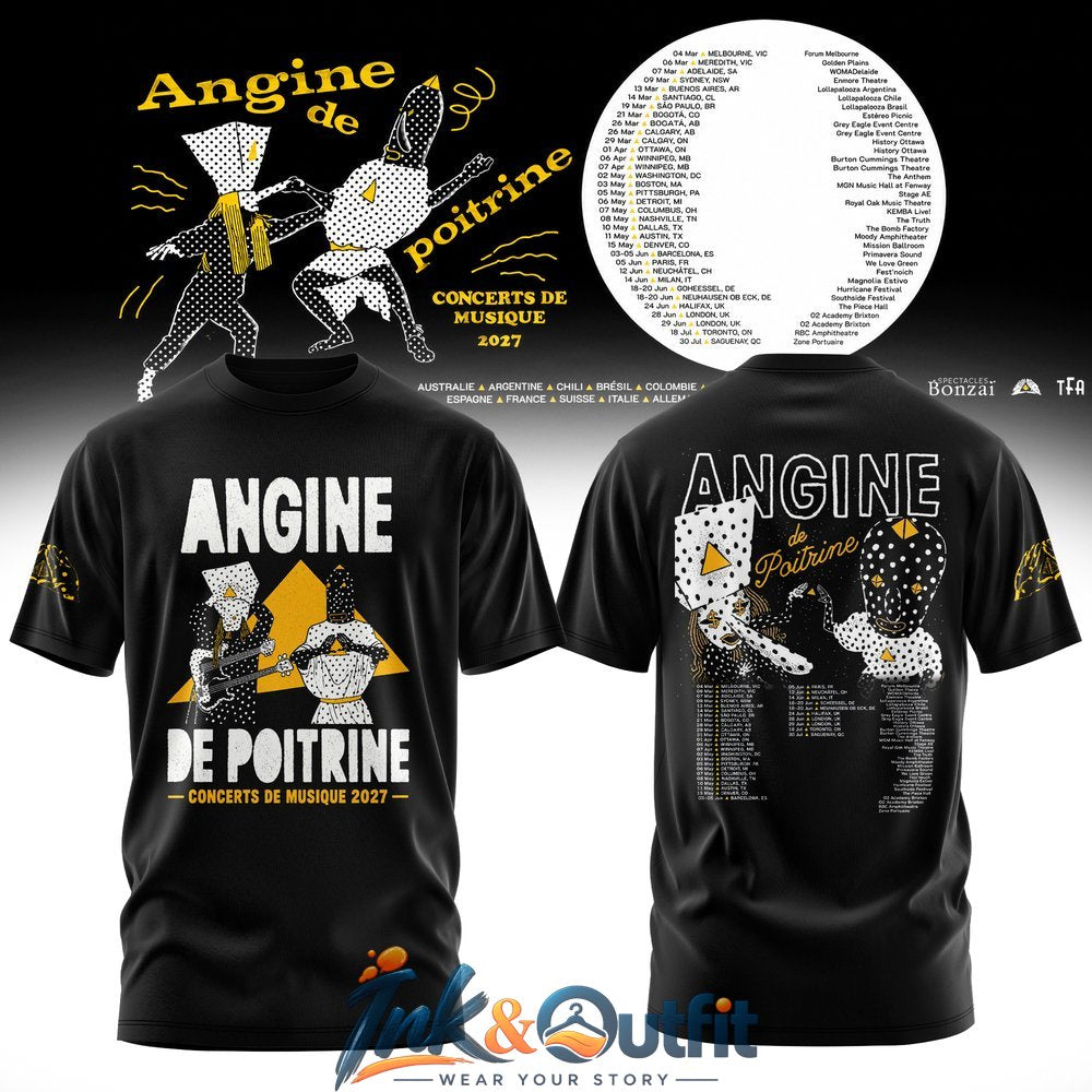Angine de Poitrine Concert 2027 T Shirt