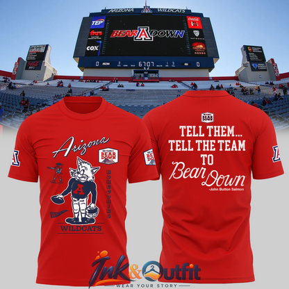 Arizona Wildcats 100 Years Bear Down T-Shirt 1926-2026