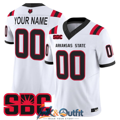 Arkansas State Red Wolves 2026 Custom Football Jersey - Stitched