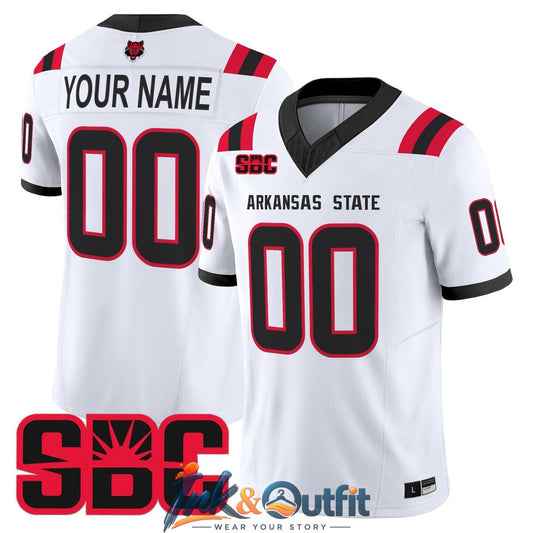 Arkansas State Red Wolves 2026 Custom Football Jersey - Stitched