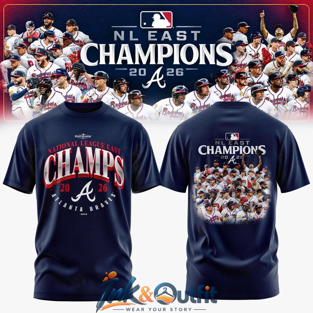 Atlanta Braves NL East Champions 2026 T-Shirt
