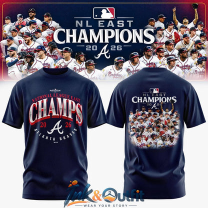 Atlanta Braves NL East Champions 2026 T-Shirt