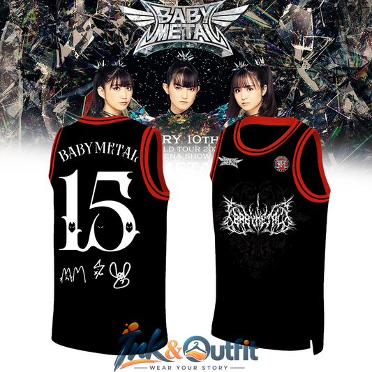 BABYMETAL World Tour Basketball Jersey