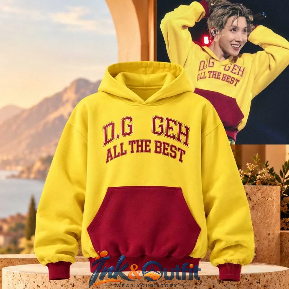 BTS J Hope All The Best Yellow Hoodie