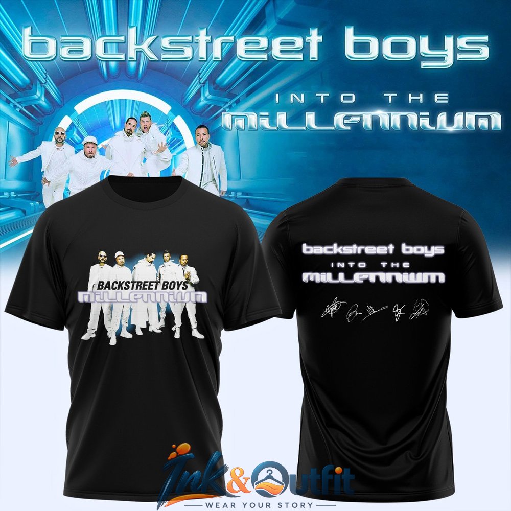 Backstreet Boys Into The Millennium 2026 T-Shirt Band Concert Tour Merch Tee