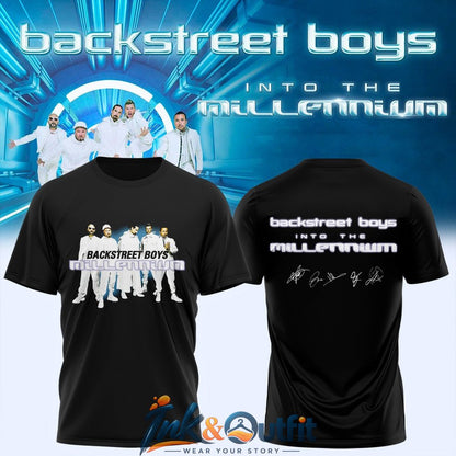 Backstreet Boys Into The Millennium 2026 T-Shirt Band Concert Tour Merch Tee