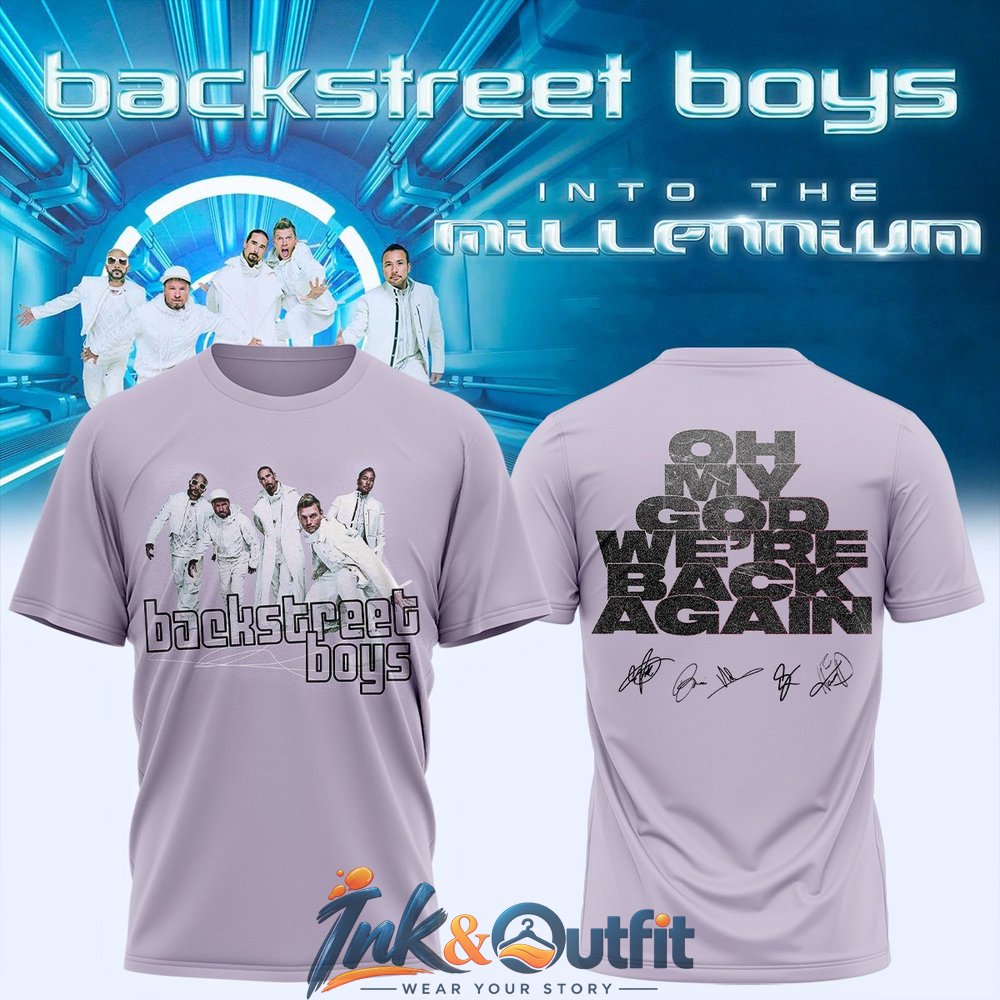 Backstreet Boys Into The Millennium 2026 T-Shirt Band Concert Tour Merch Tee