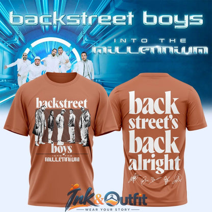 Backstreet Boys Into The Millennium 2026 T-Shirt Band Concert Tour Merch Tee