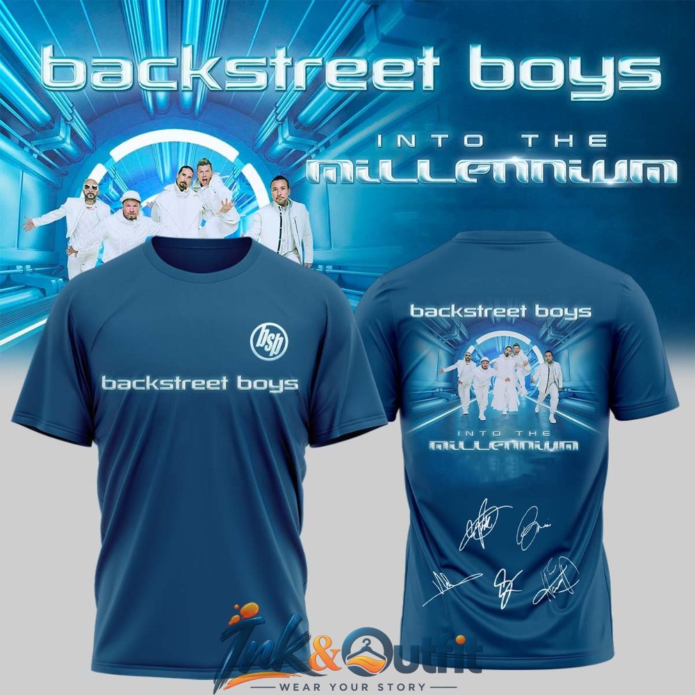 Backstreet Boys Into The Millennium 2026 T-Shirt Band Concert Tour Merch Tee