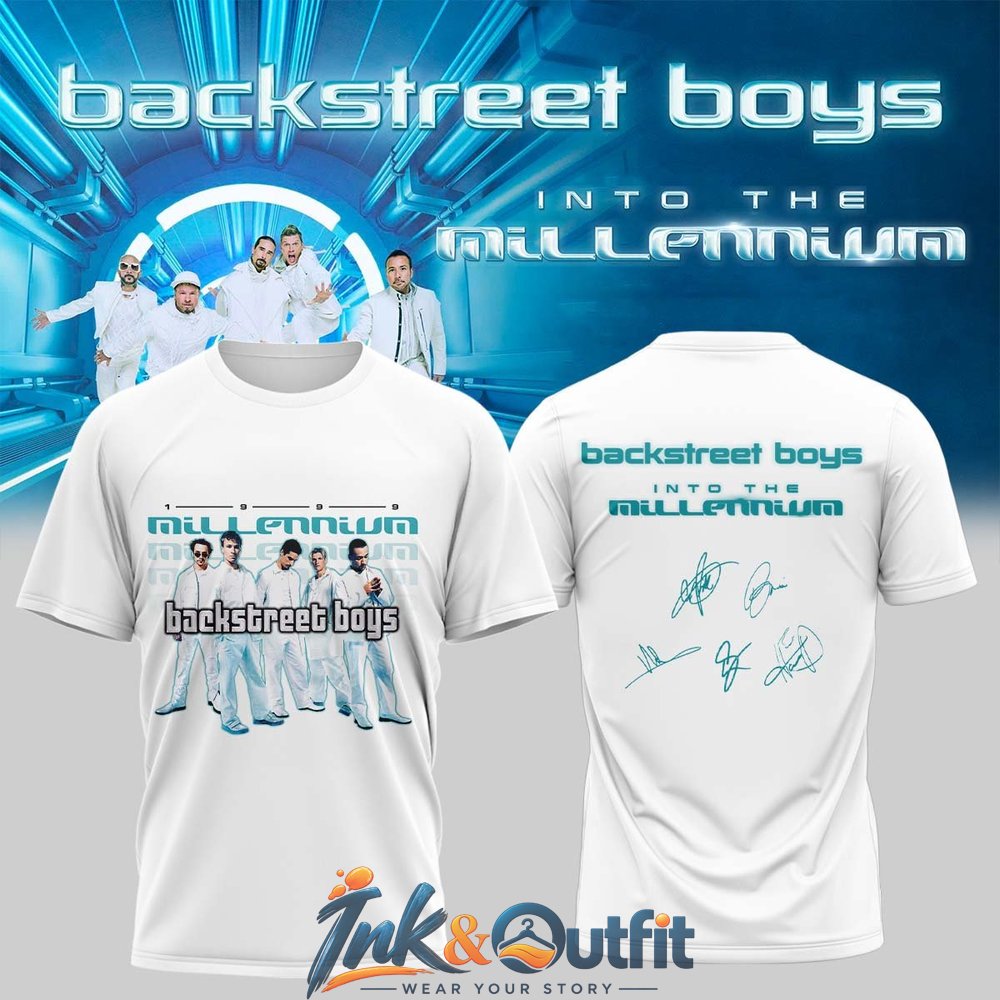 Backstreet Boys Into The Millennium 2026 T-Shirt Band Concert Tour Merch Tee