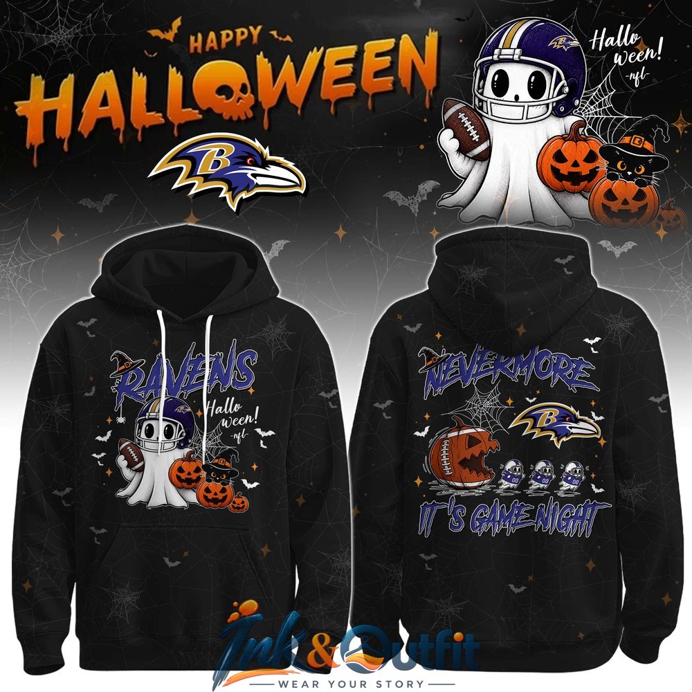 Baltimore Ravens Happy Halloween 2026 Hoodie