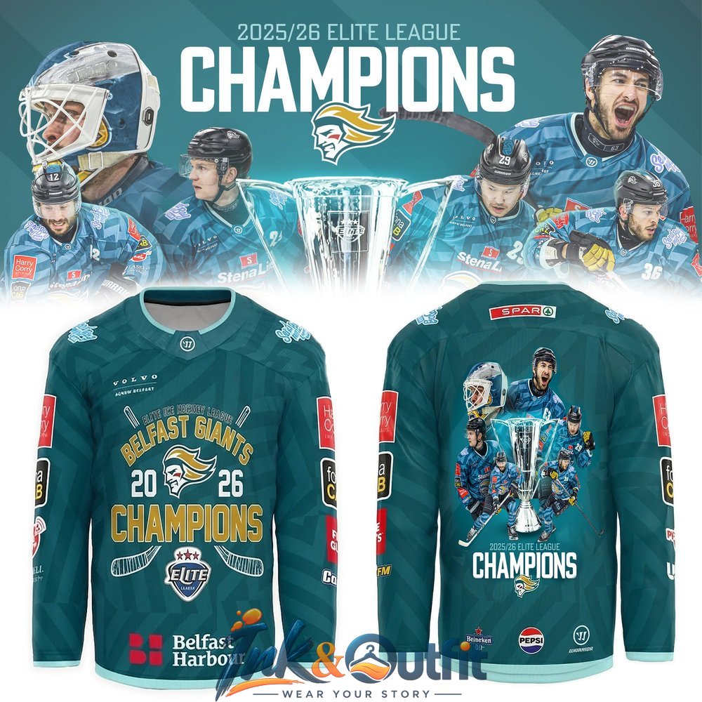 Belfast Giants 2026 Champions Limited Hockey Hockey Jersey