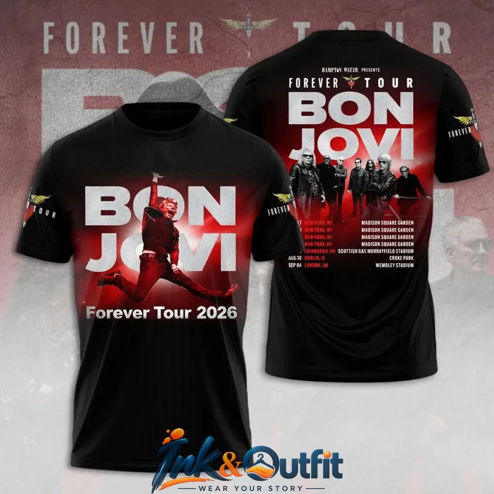 Bon Jovi Forever Tour 2026 Limited Edition T-Shirt