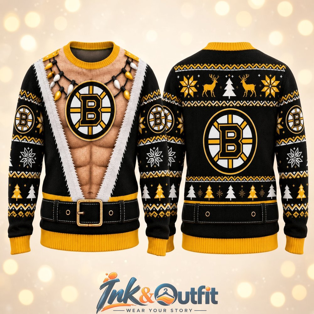 Boston Bruins Funny Body Ugly Christmas Sweater