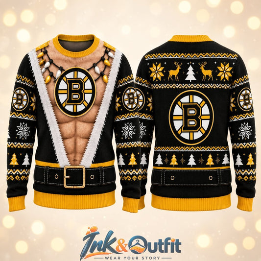 Boston Bruins Funny Body Ugly Christmas Sweater