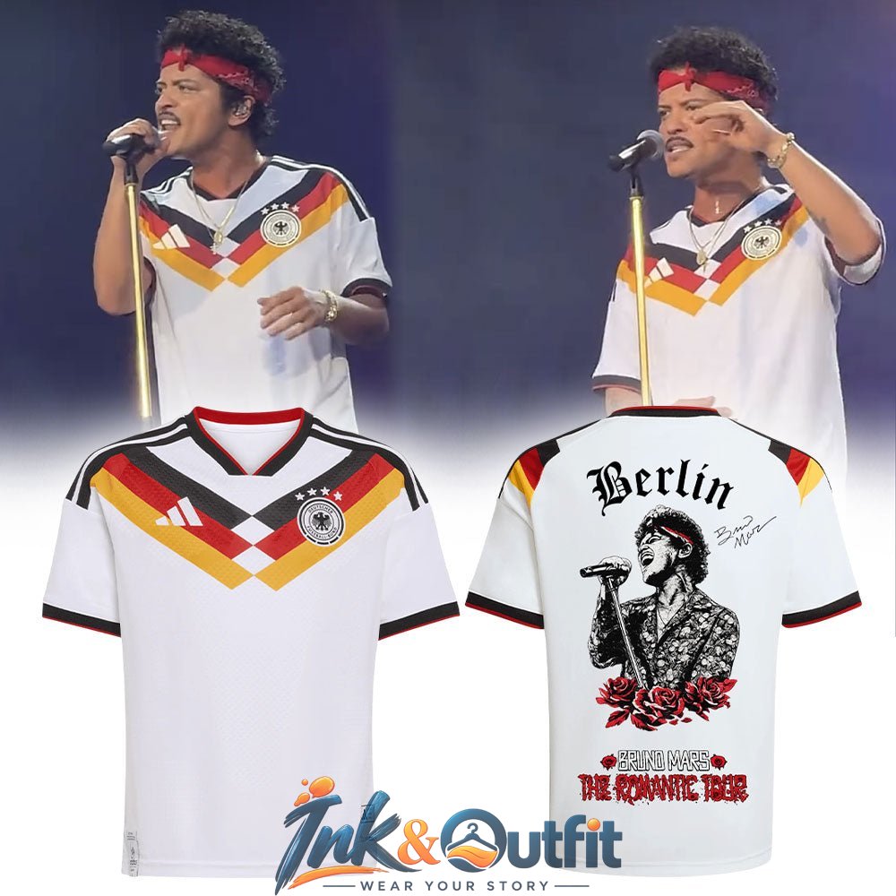 Bruno Mars Olympiastadion Berlin Soccer Jersey