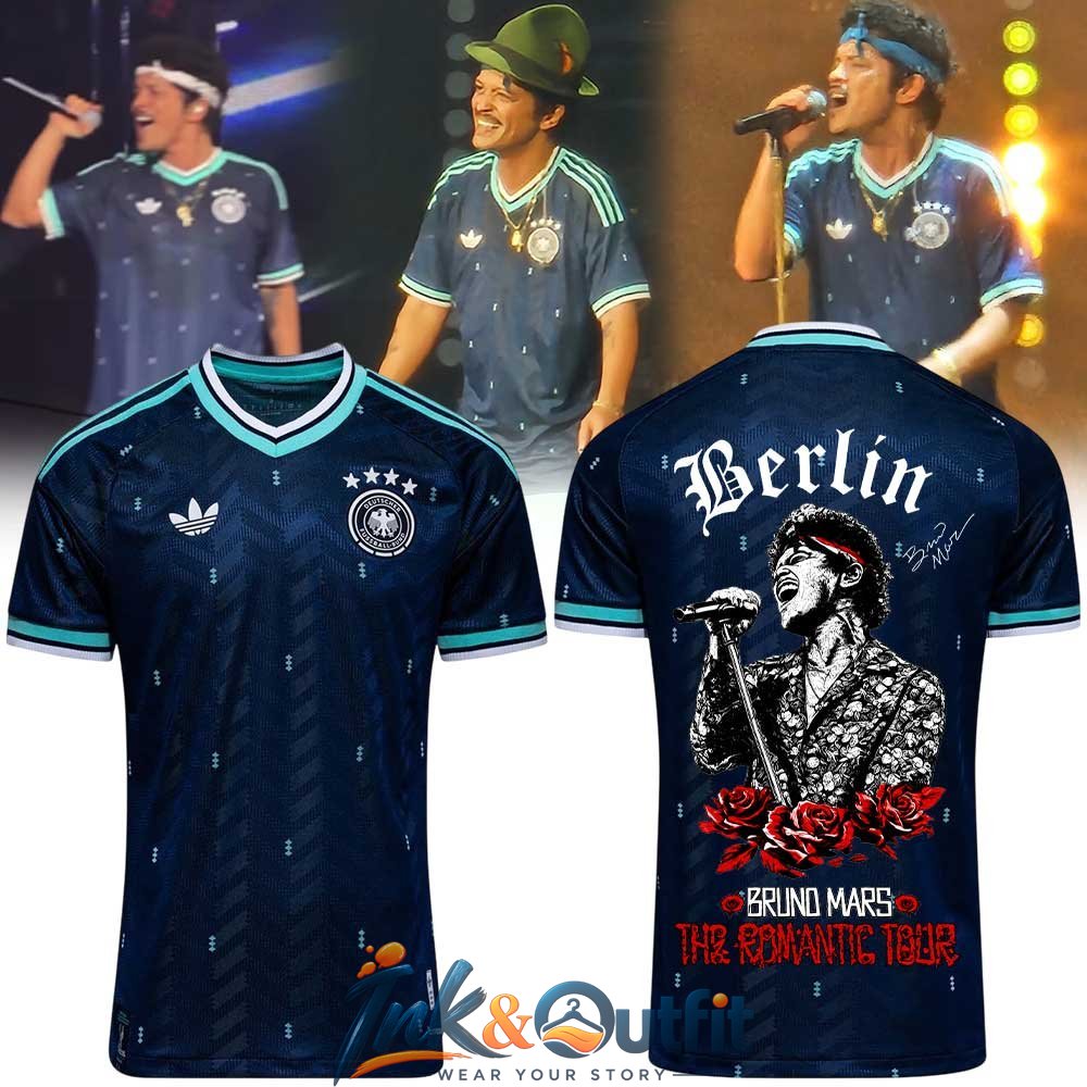 Bruno Mars Olympiastadion Berlin Soccer Jersey