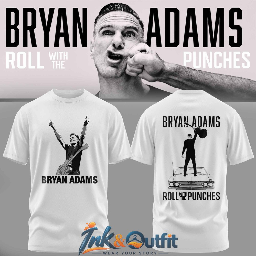 Bryan Adams Roll With The Punches Vintage T Shirt