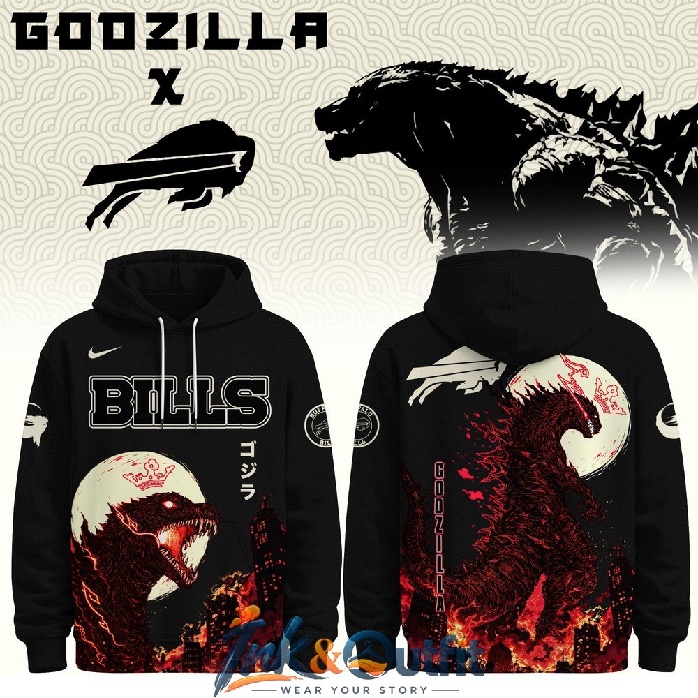 Buffalo Bills Godzilla Hoodie