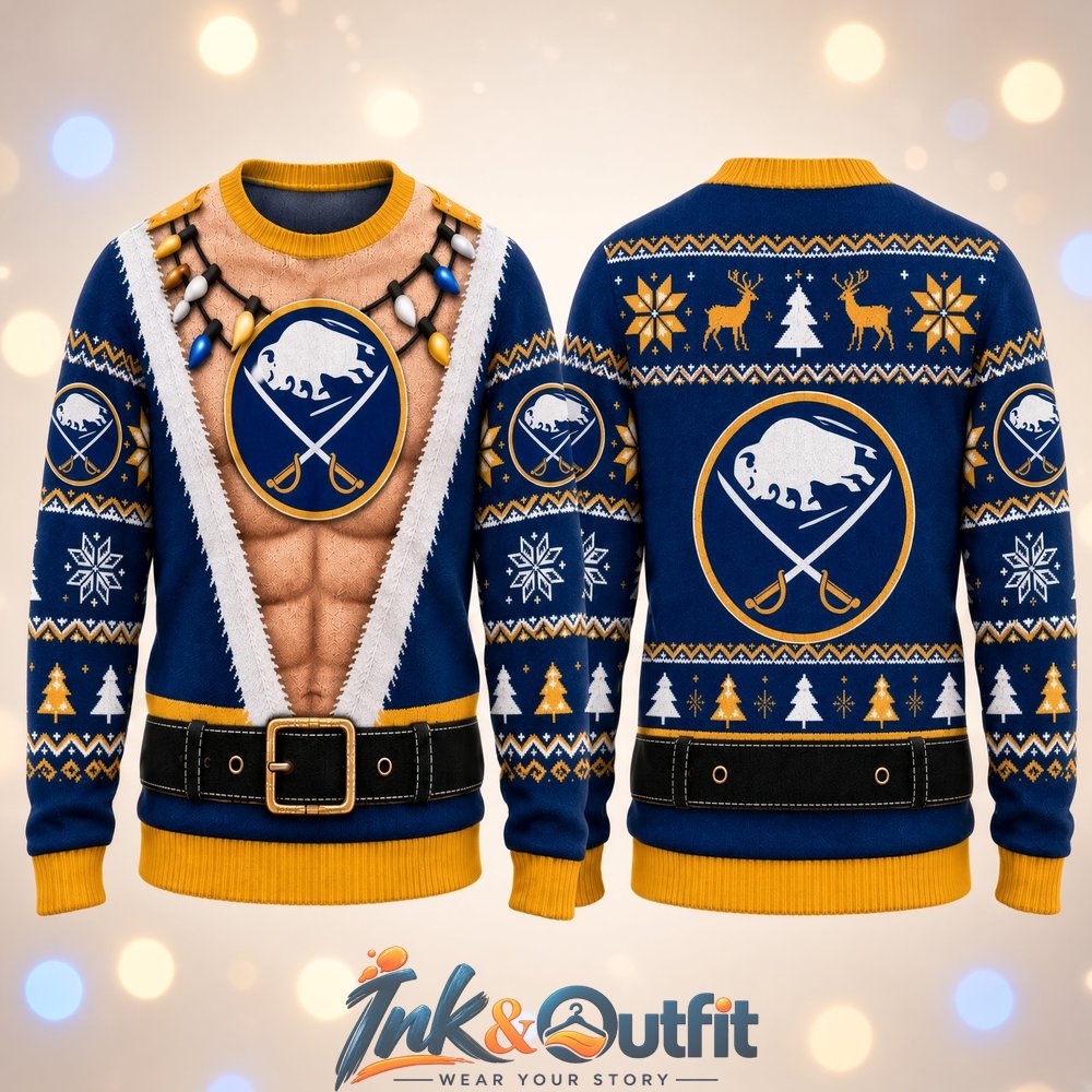 Buffalo Sabres Funny Body Ugly Christmas Sweater