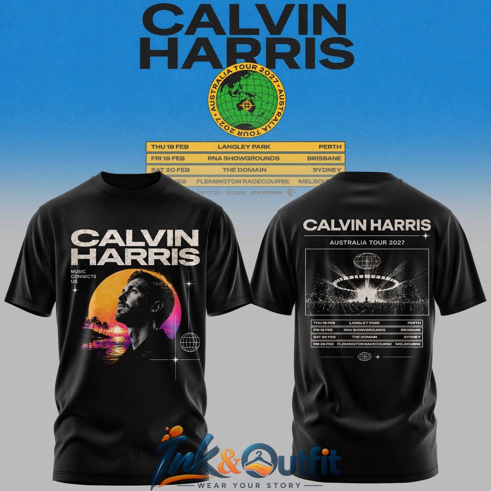 Calvin Harris Australia Tour 2027 T-Shirt