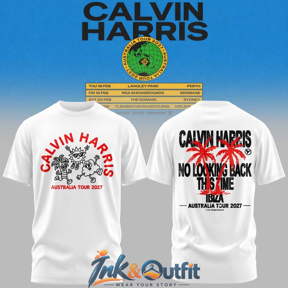 Calvin Harris Australia Tour 2027 T-Shirt