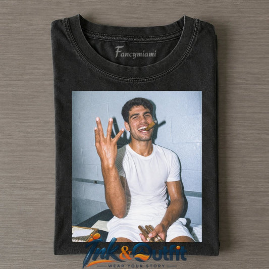 Carlos Alcaraz Viral Photo T Shirt