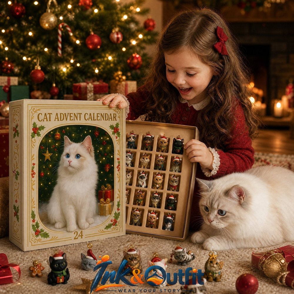 Cat Advent Calendar 24 Days – Christmas Countdown for Cat Lovers
