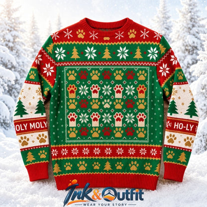 Cat Meme Funny Christmas Ugly Sweater 2026