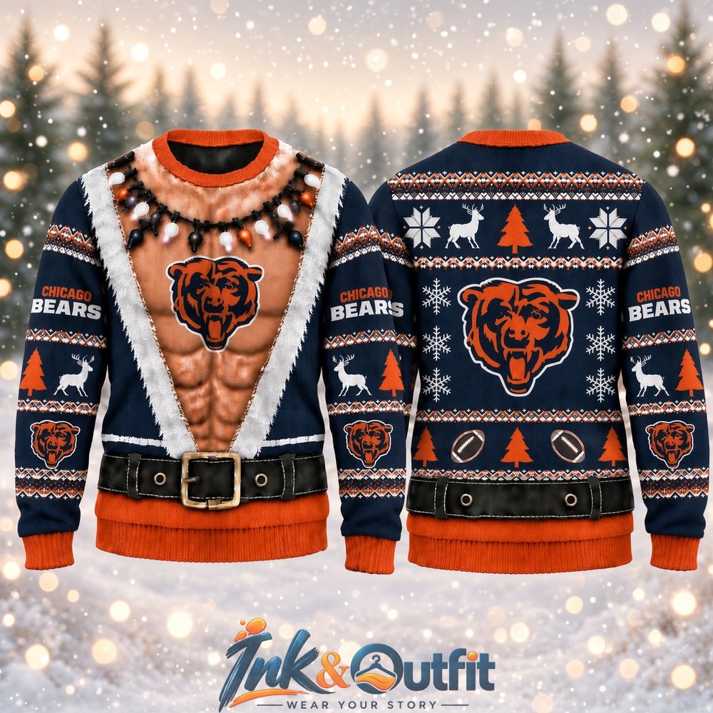 Chicago Bears Funny Body Ugly Christmas Sweater