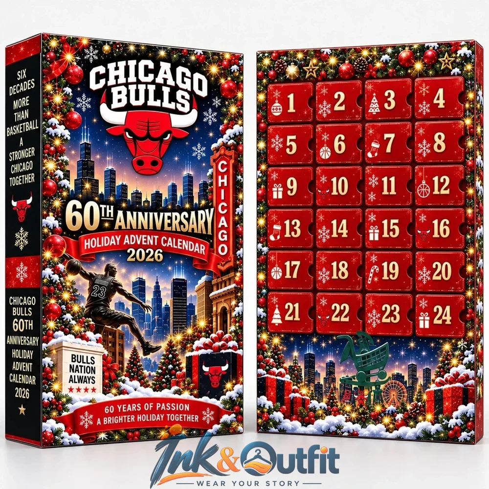 Chicago Bulls 60th Anniversary Holiday 2026 Advent Calendar