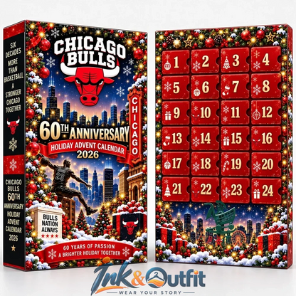 Chicago Bulls 60th Anniversary Holiday 2026 Advent Calendar