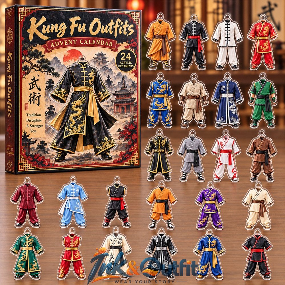 Christmas Kung Fu Outfits Advent Calendar 2026