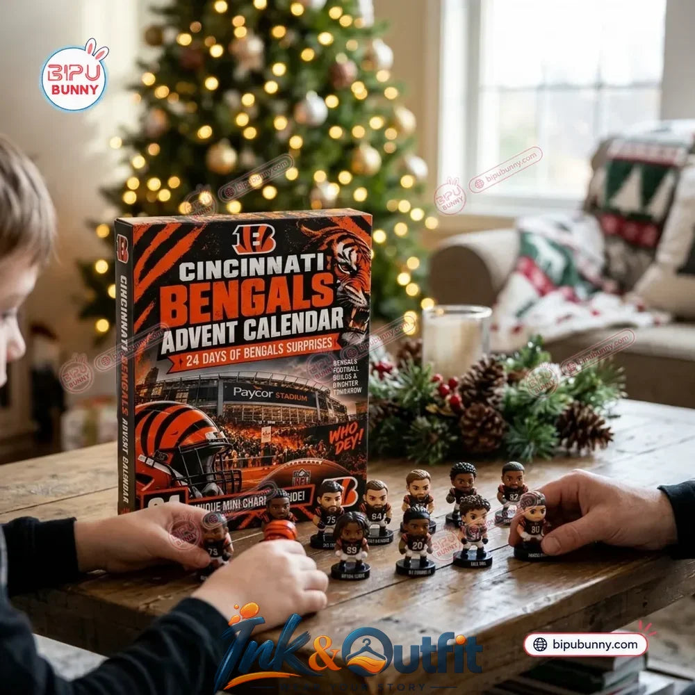Cincinnati Bengals NFL Advent Calendar Calendar