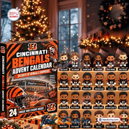 Cincinnati Bengals NFL Advent Calendar Calendar