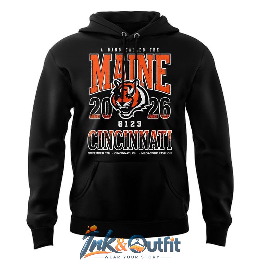 Cincinnati Bengals x The Maine The Tour Next Door 2026 Hoodie
