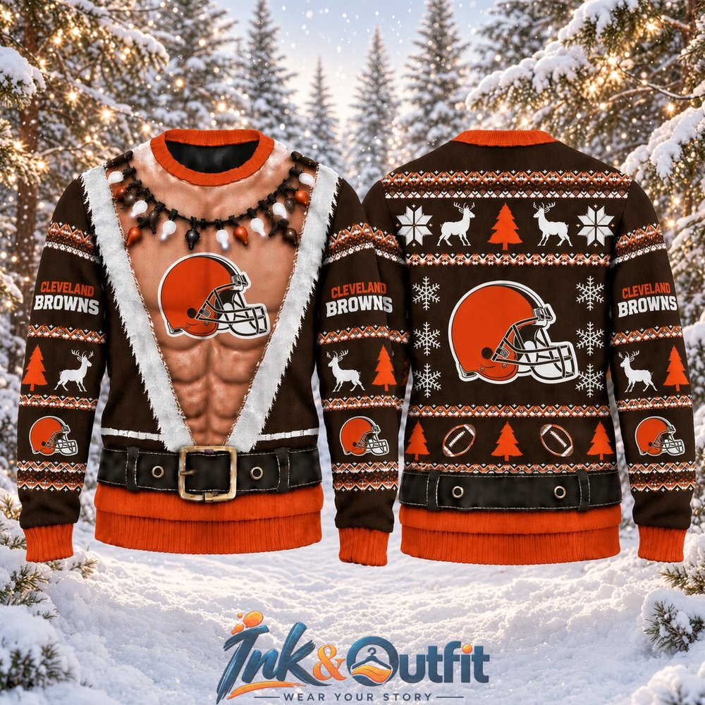 Cleveland Browns Funny Body Ugly Christmas Sweater