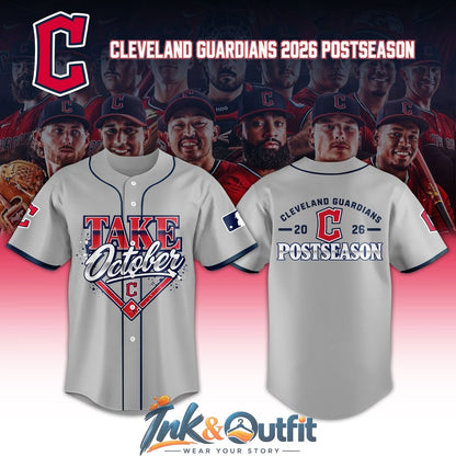 Cleveland Guardians 2026 Take October Limited Edition Baseball Jersey