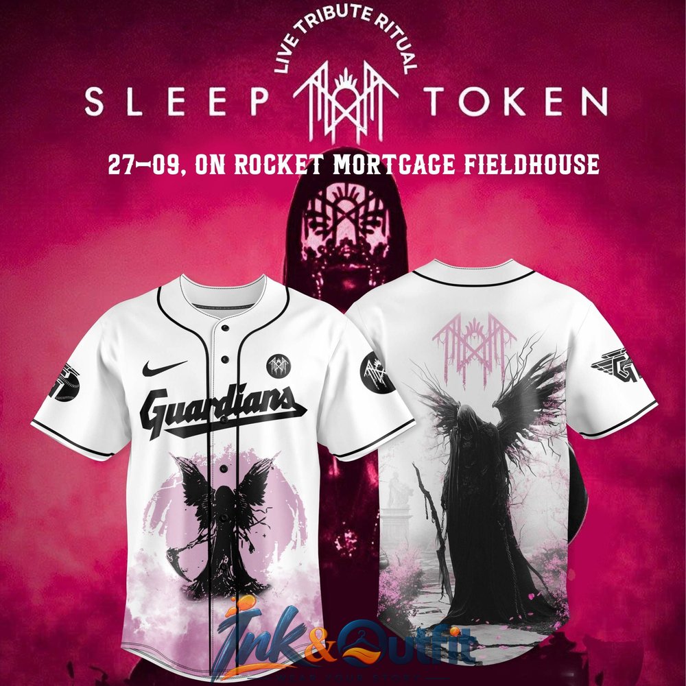 Cleveland Guardians Sleep Token Even in Arcadia Tour Baseball Jersey