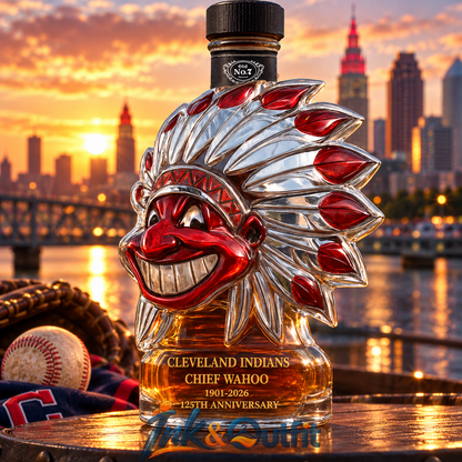 Cleveland Indian Chief Wahoo 125th Anniversary 2026 Bottle