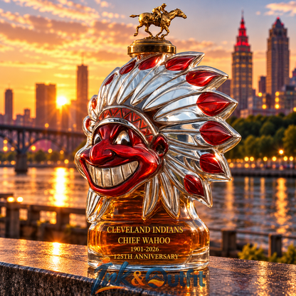 Cleveland Indian Chief Wahoo 125th Anniversary 2026 Bottle