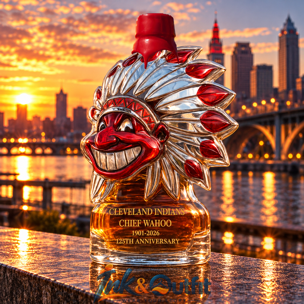 Cleveland Indian Chief Wahoo 125th Anniversary 2026 Bottle