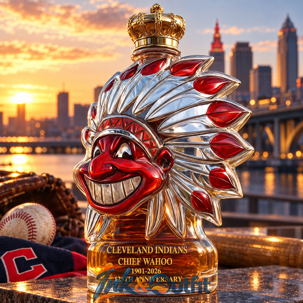 Cleveland Indian Chief Wahoo 125th Anniversary 2026 Bottle